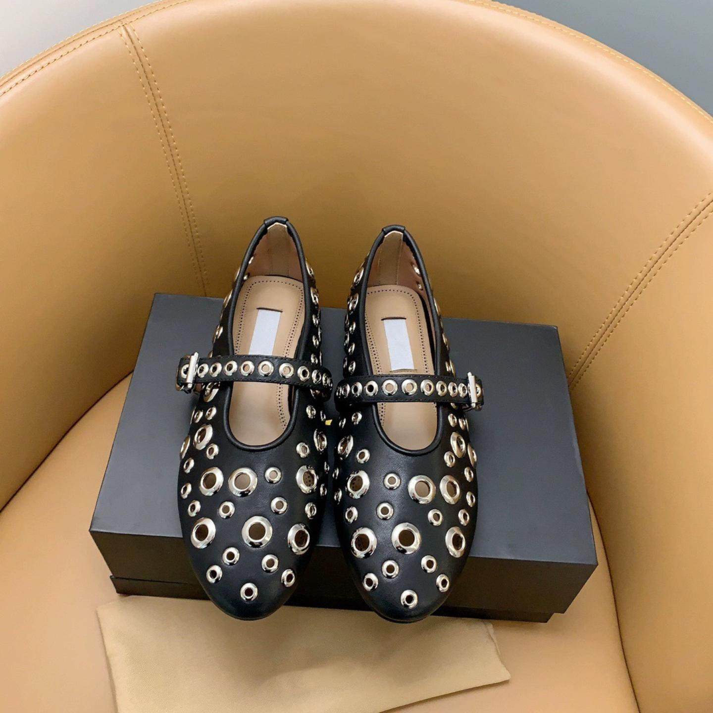 法式镂空芭蕾舞鞋女平底一字扣金属浅口玛丽珍鞋女小众设计单鞋,淘宝优惠券,粉丝福利购,淘宝优惠卷