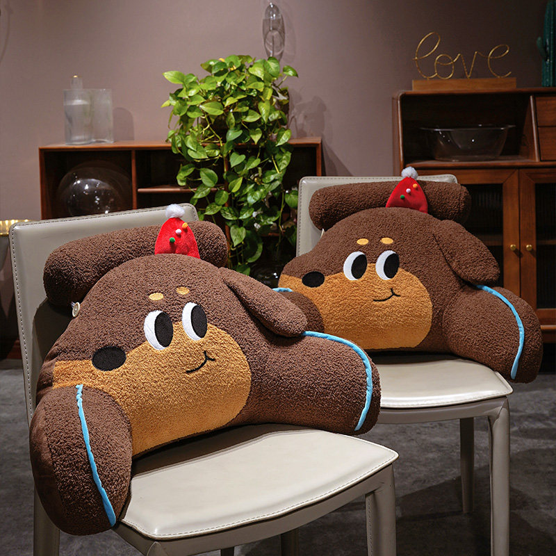 腊肠狗靠枕床头软包靠背腰部支撑靠垫沙发办公室座椅靠垫护腰抱枕,淘宝优惠券,粉丝福利购,淘宝优惠卷