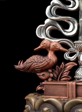 藏式三大菩萨桌面供奉摆件