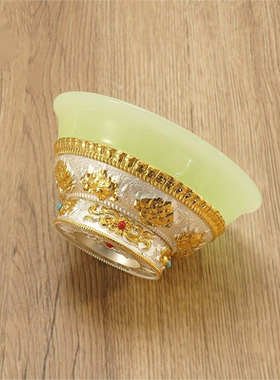 藏式古法仿玉供水碗供水杯