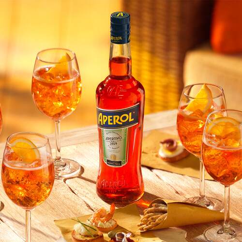 阿佩罗利口酒力娇酒 APEROL SPRITZ 意大利洋酒鸡尾酒调酒橙光 - 图0