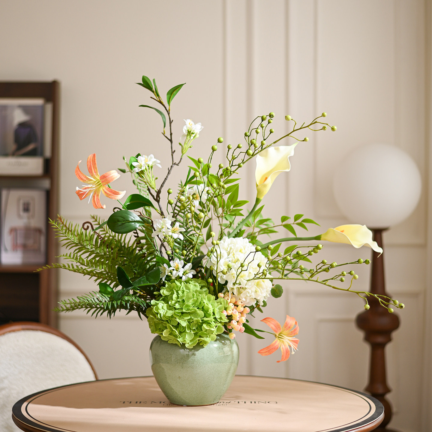 餐桌新中式花艺客厅仿真花空调顶装饰花卧室床头柜摆设酒店假花,淘宝优惠券,粉丝福利购,淘宝优惠卷