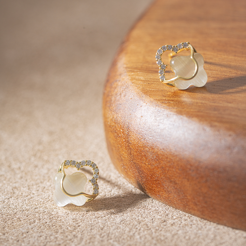 素禾SUHE  「幸运绽放」耳钉轻奢锆石八芒星耳环小众设计感高级感,淘宝优惠券,粉丝福利购,淘宝优惠卷