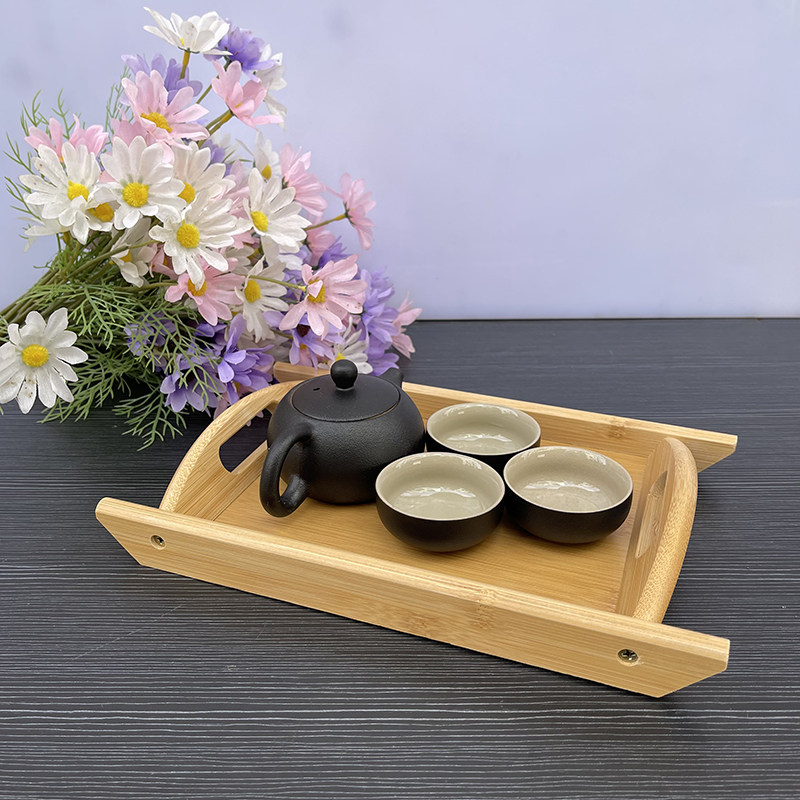 竹木托盘家用实木长方形端茶茶盘水杯摆放日式面包收纳商用餐盘大,淘宝优惠券,粉丝福利购,淘宝优惠卷