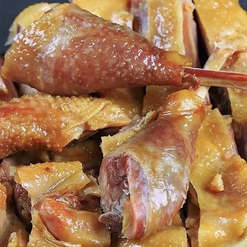 山东潍坊风干鸡一整只土特产农家散养公鸡三黄鸡卤味小吃即食正宗 - 图1