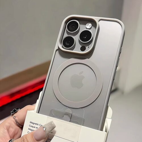 适用iPhone17promax磁吸手机壳苹果14Pro新款13保护套无线充电12高级感Plus简约16透明11男女全包防摔超薄15 - 图2