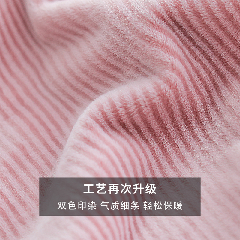 春秋季薄绒海岛绒宽松睡衣 松子壳睡衣/家居服套装