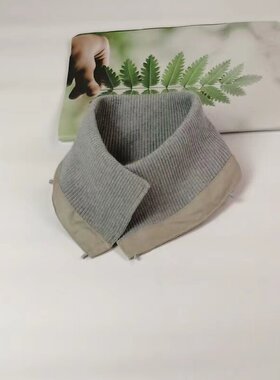 秋冬羽绒服棉袄防脏假衣领口