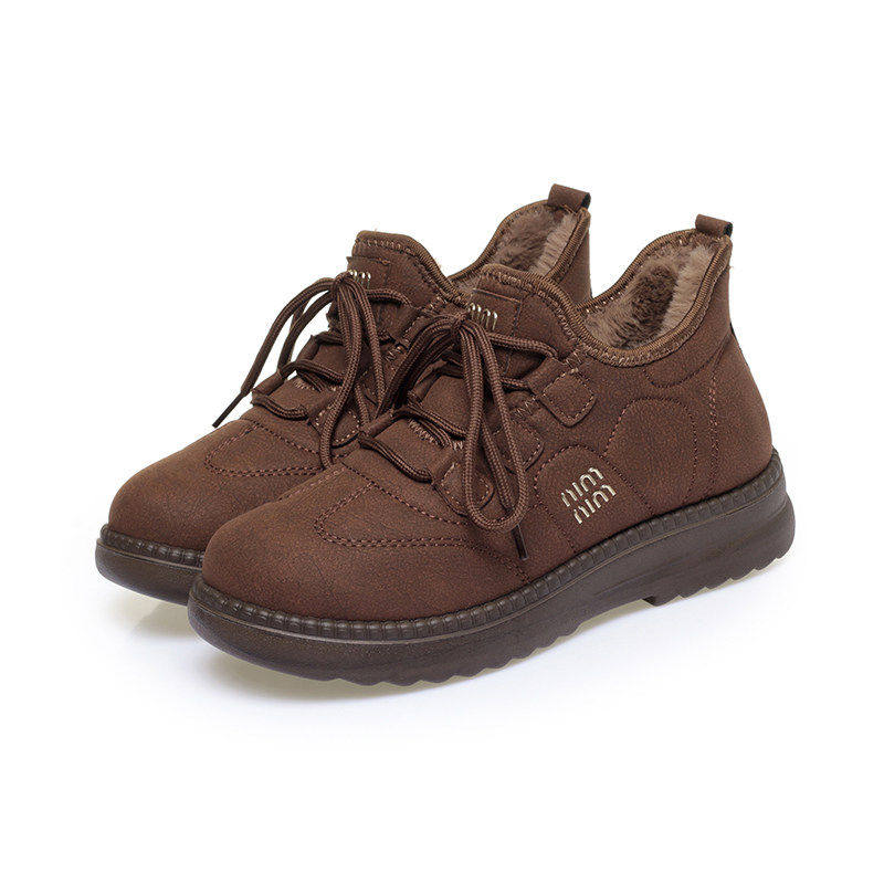 加厚软底保暖一脚蹬防滑中老年休闲棉靴2026冬季老北京加绒棉鞋女,淘宝优惠券,粉丝福利购,淘宝优惠卷