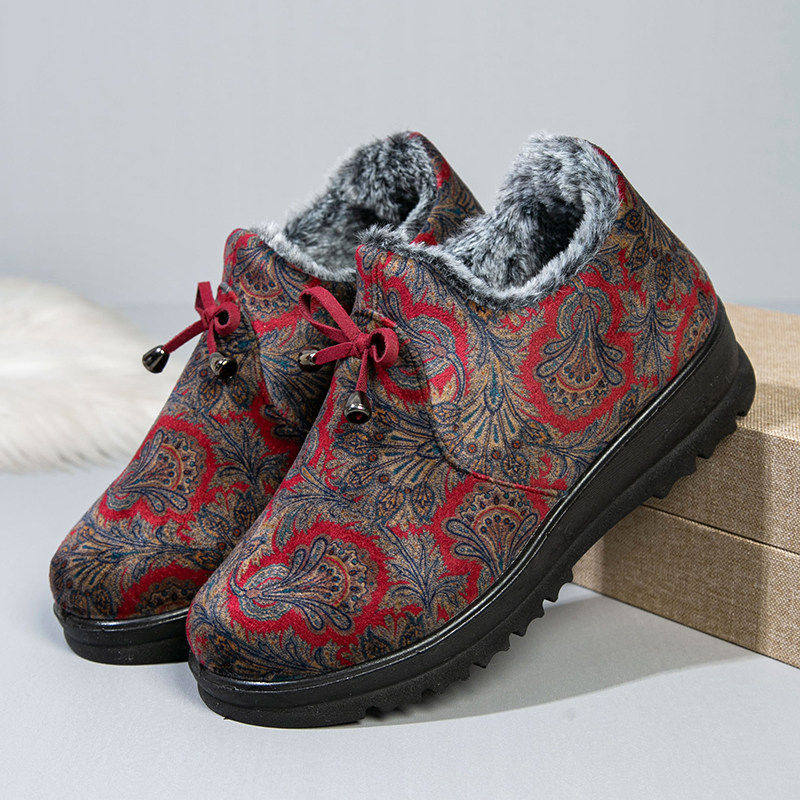 大码加绒女棉鞋中老年妈妈保暖棉鞋老北京布鞋女防滑软底奶奶鞋冬,淘宝优惠券,粉丝福利购,淘宝优惠卷