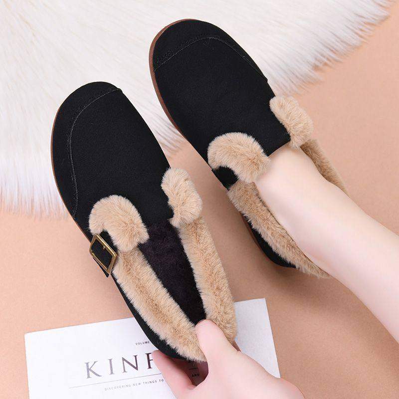 老北京二棉布鞋女2026新款冬洋气年轻人冬季加棉加绒加厚保暖棉鞋,淘宝优惠券,粉丝福利购,淘宝优惠卷