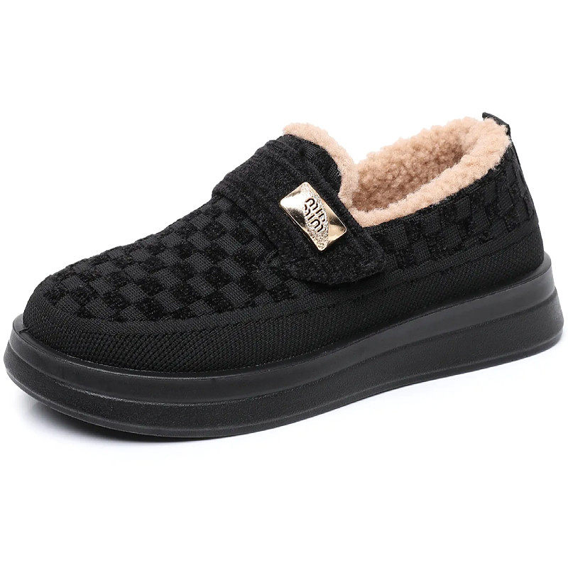 秋冬老北京布鞋女棉鞋平底加绒保暖休闲乐福鞋防滑软底舒适妈妈鞋,淘宝优惠券,粉丝福利购,淘宝优惠卷