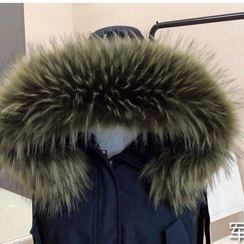 超大毛领羽绒棉服毛领百搭帽假领2025秋冬季新款貉子羽绒服毛领女,淘宝优惠券,粉丝福利购,淘宝优惠卷