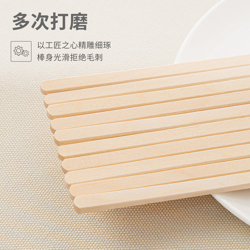 一次性咖啡搅拌棒木质热饮独立包装商用可降解奶茶蜂蜜长柄搅拌勺 - 图1