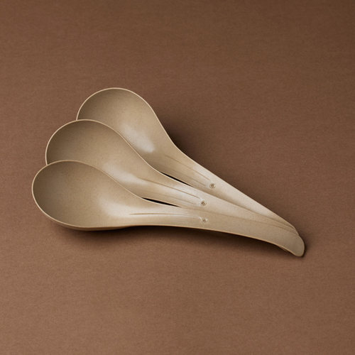 一次性大汤勺公勺汤匙稻壳大漏勺分餐勺大调羹特大号餐厅外卖加厚 - 图3