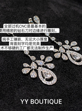 豪门晚宴珠宝钻石耳环项链