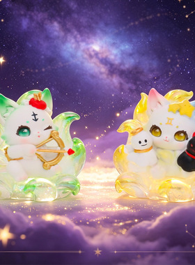 柏顺包挂件十二星座九尾狐公仔