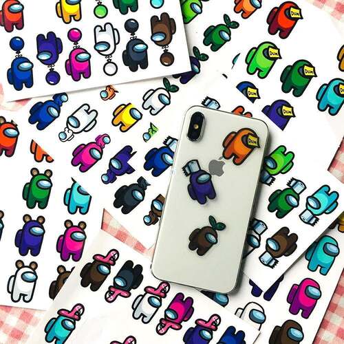 Discord Among Us Game Sticker Imposter Among of Us Classic - 图3