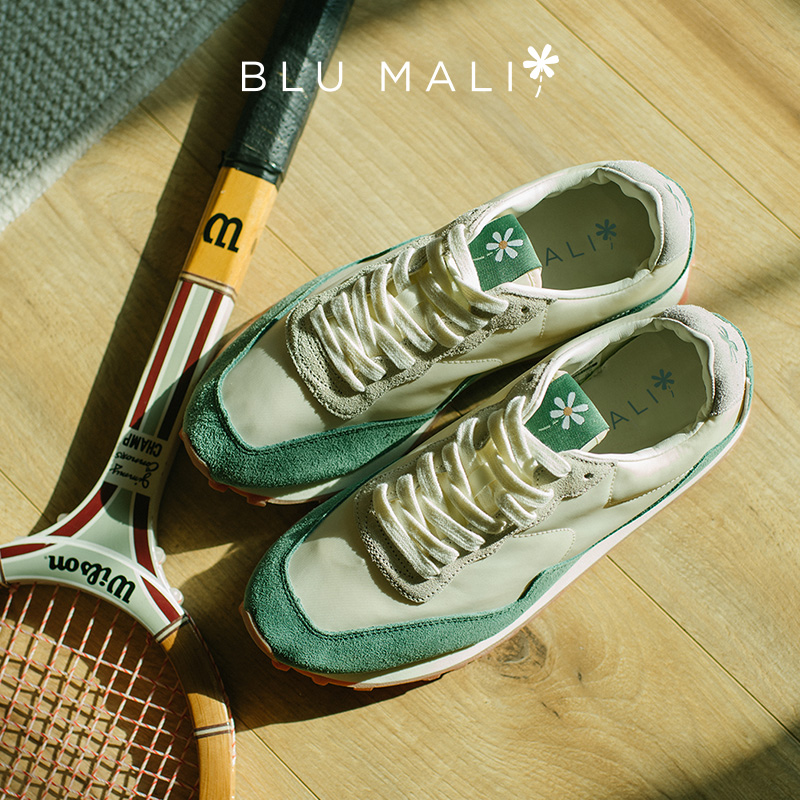 BluMali春夏新款TAHOE系列男女同款复古慢跑鞋休闲鞋