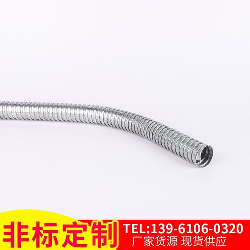 镀锌穿线软管不包塑金属波纹管电线电缆监控套管护线管16 20 25 - 图0