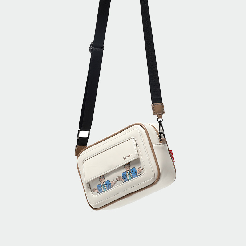 高颜值男包小众男生单肩背包斜挎包 VIYI箱包男士包袋