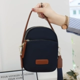 Шоппер, небольшая сумка, бретели для отдыха, сумка через плечо, в корейском стиле, ткань оксфорд