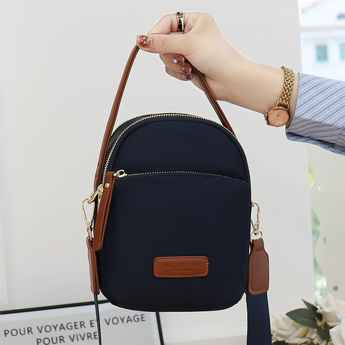 Шоппер, небольшая сумка, бретели для отдыха, сумка через плечо, в корейском стиле, ткань оксфорд