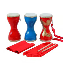 Japan 14cm Adult B Handmade Drum Chest Drummer Leather Drum Square Dance Fitness Props Drum Children Performances Percussion