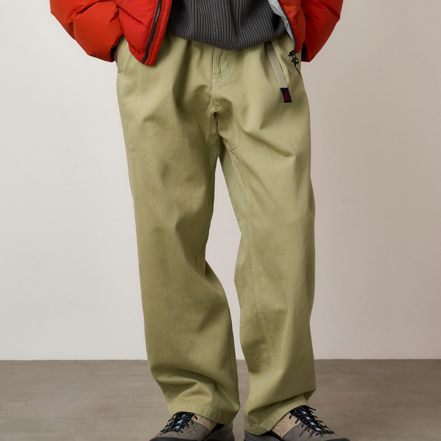 GRAMICCI小野人男士冬季GPANT宽松休闲直筒加厚磨毛长裤G5FM-P071 - 图0