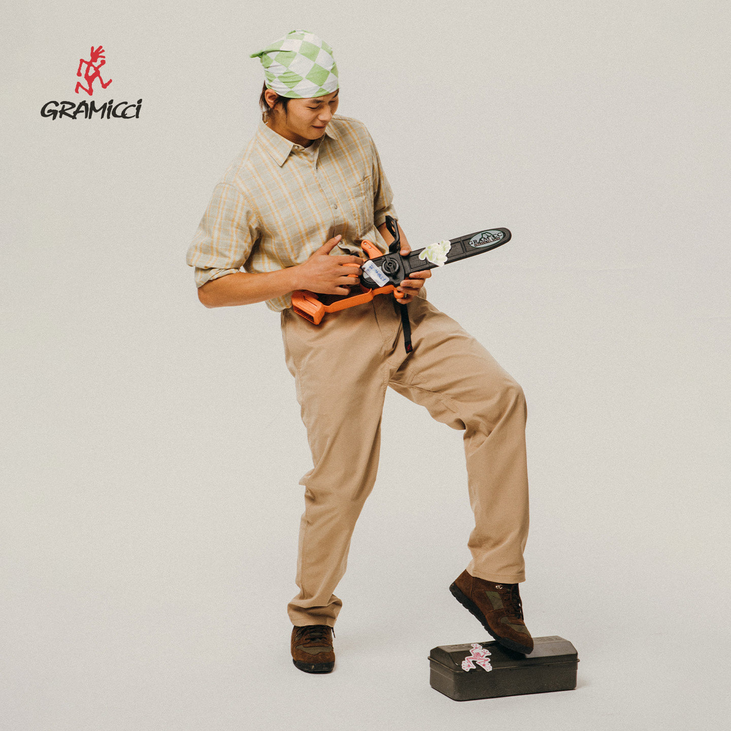 GRAMICCI小野人男士可调节腰带直筒攀岩长裤GMP-23SC03