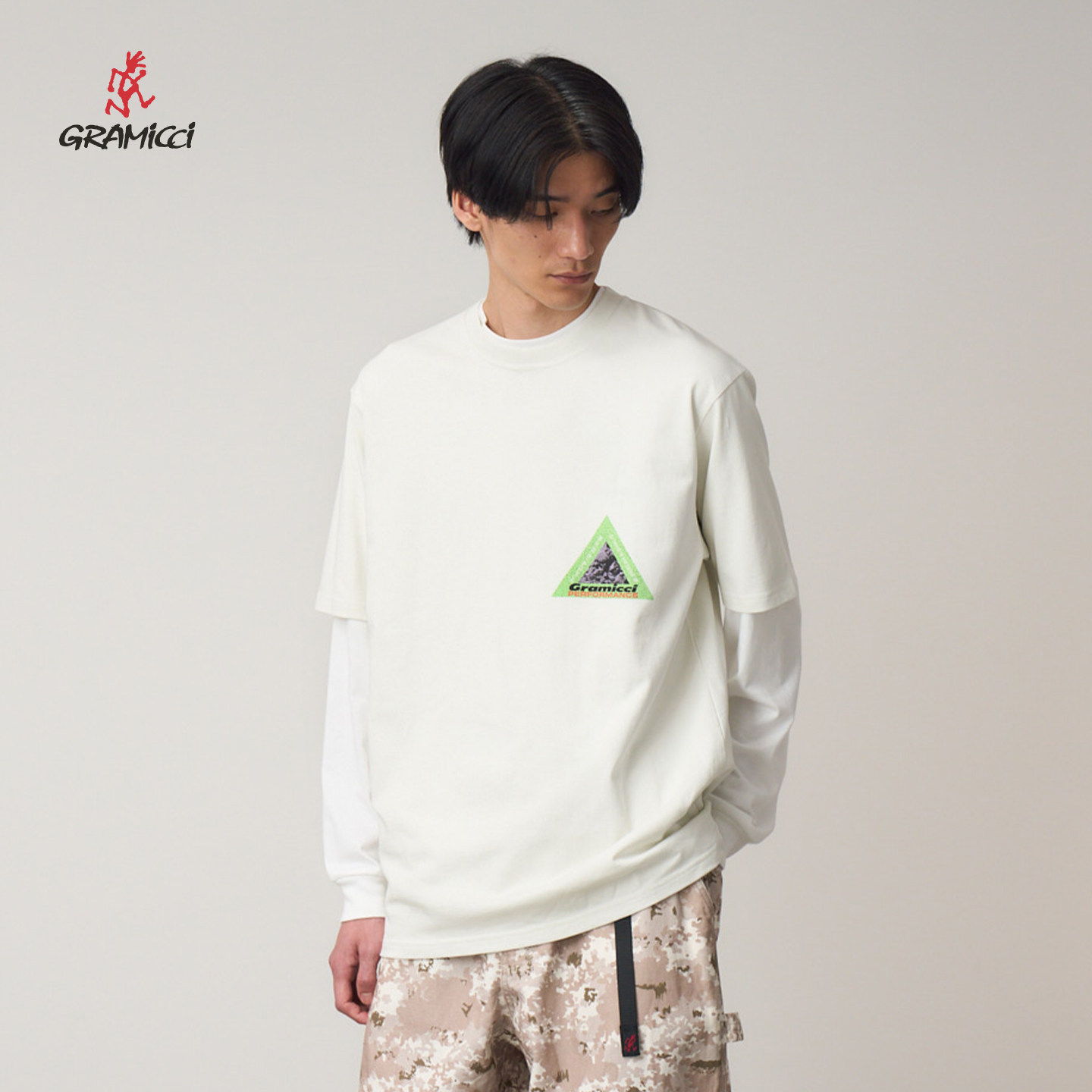 GRAMICCI小野人男个性图案短袖
