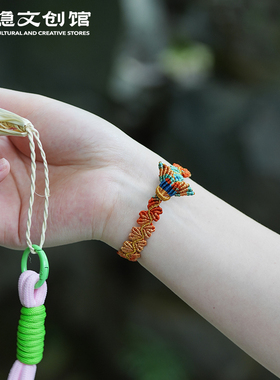 灵隐五彩绳手工编织手链