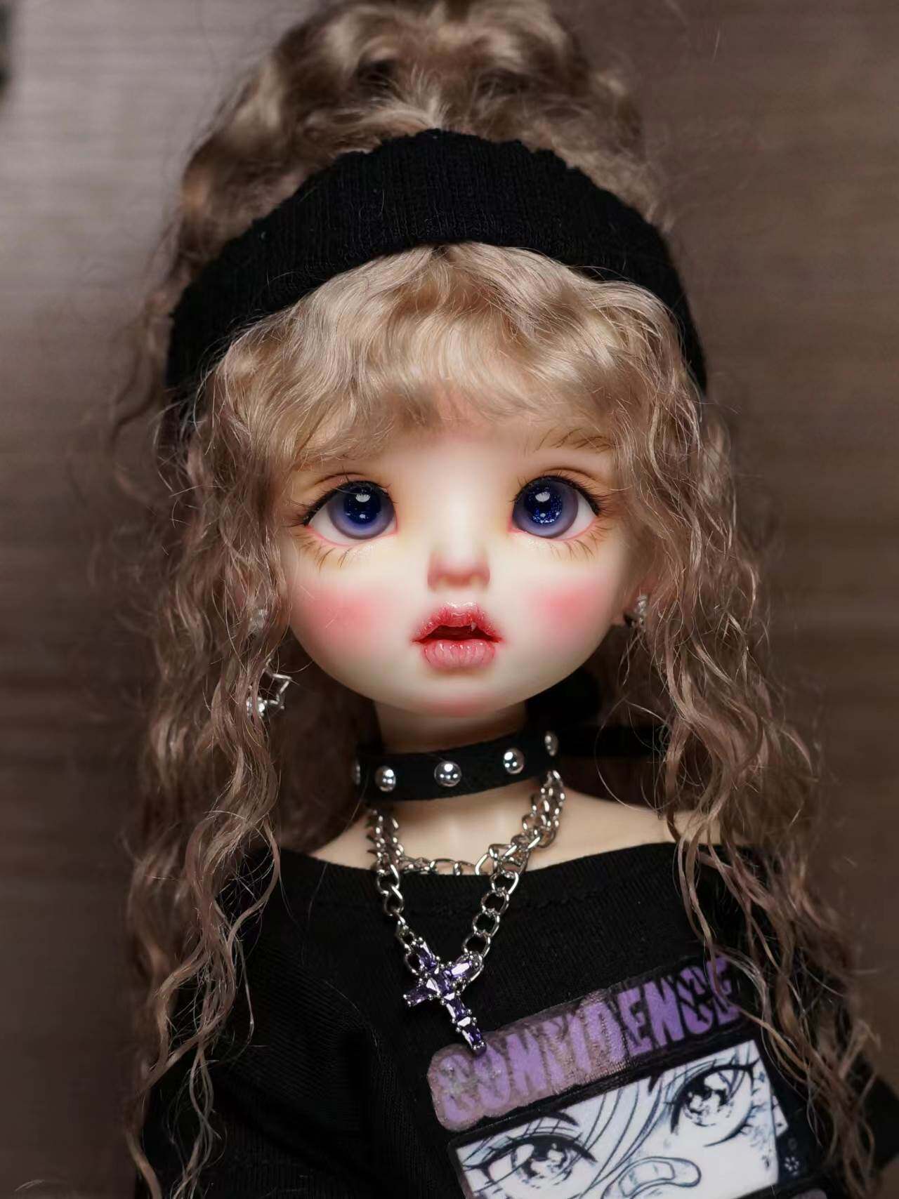 星空眸bjd娃用玻璃眼灰紫闪瞳ob11眼10mm12mm14mm16mm小虹膜/d03