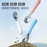Детская ложка из нержавеющей стали для еды для тренировок для прикорма, посуда для кормления, слиток