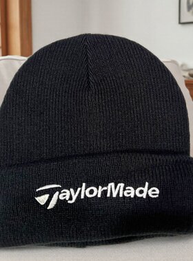 TaylorMade泰勒梅高尔夫新款男女同款秋冬保暖golf针织球帽