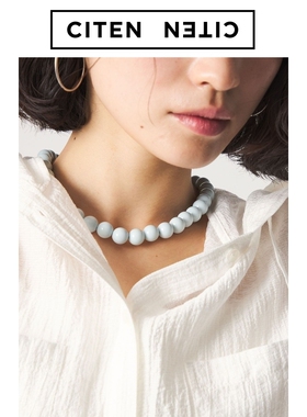 CITEN 2026春季新品 女装 可调节彩色珠链项链