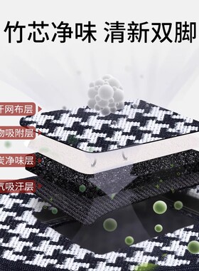 香薰竹炭防臭留香鞋垫男女透气吸汗防臭舒适鞋垫超软不累运动鞋垫
