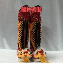 Professional Tiger Head Boots Opera Drama Costume Tiger Head Sichuan Opera Changing Face Plus High Plaster Side An Inch of Peking Opera Wu Shengwu will perform