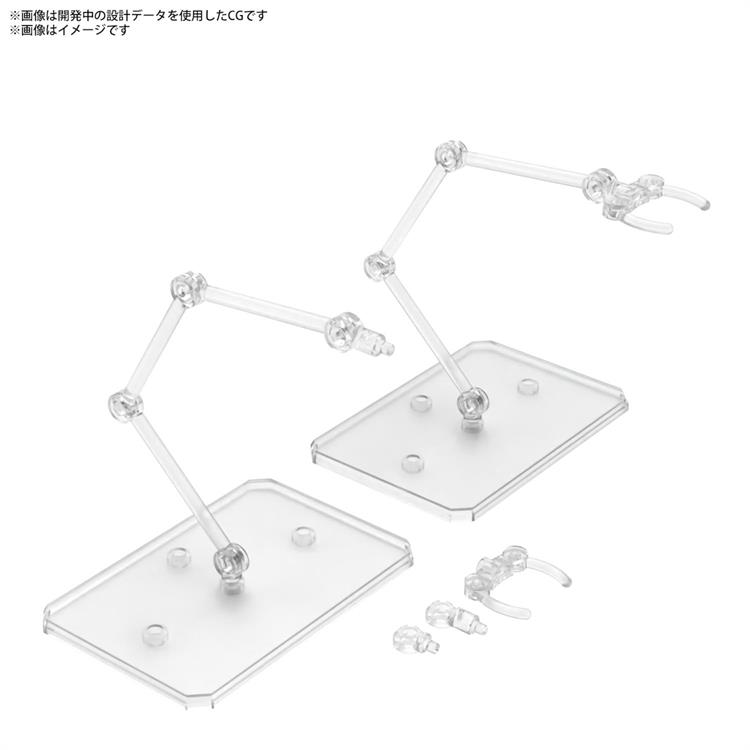 现货 万代 ACTION BASE 6 通用支架 地台 透明版 拼装模型 适用 - 图0