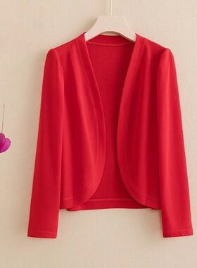 夏季新款冰丝开衫外搭披肩薄款小外套配裙子旗袍气质防晒衣女