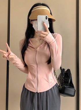 冰丝防晒衣女款夏季上衣修身收腰外套小个子2024新款防紫外线