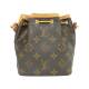 Second-hand LV Louis Vuitton women's bag A grade 95 new Monogram Nano No bucket bag presbyopic crossbody bag