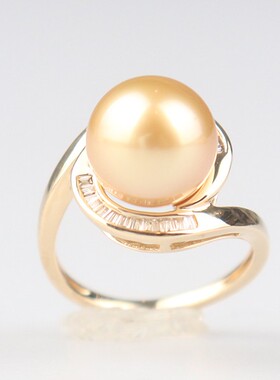 「9.5新」日本进口钻石戒指