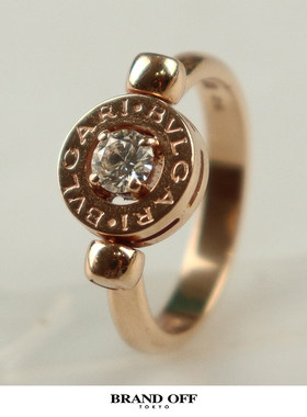 中古「9.5新」BVLGARI(宝格丽)BVLGARIBVLGARI 钻石戒指750玫瑰金