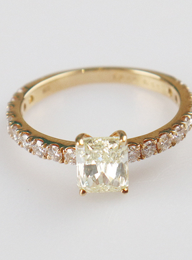 「9.5新」日本进口商品钻石戒指