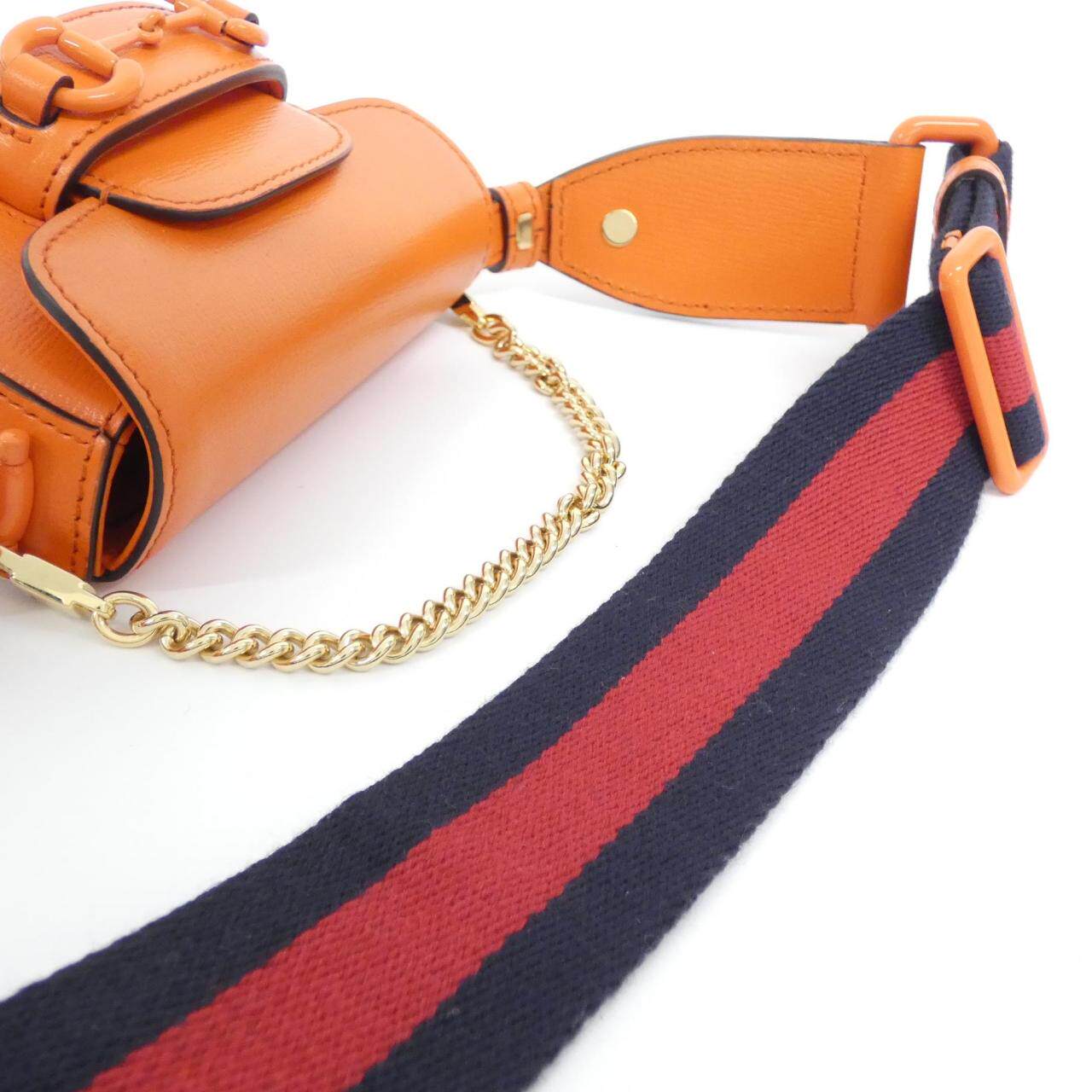 中古GUCCI古驰女包A级95新GUCCI HORSEBIT 1955斜挎包RECLO正品