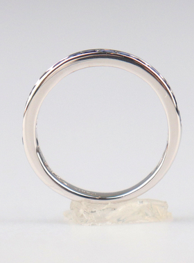 日本进口商品方形切工蓝宝石戒指