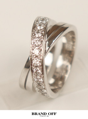「9.5新」Cartier(卡地亚)ETINCELLE DE CARTIER钻石戒指750白金
