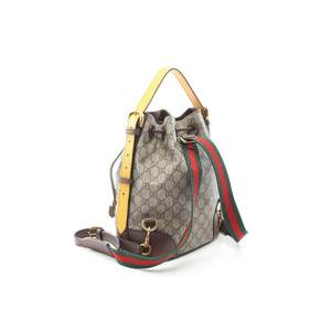 中古Gucci古驰女包A级95新cat head猫头水桶包老花手提包双肩包