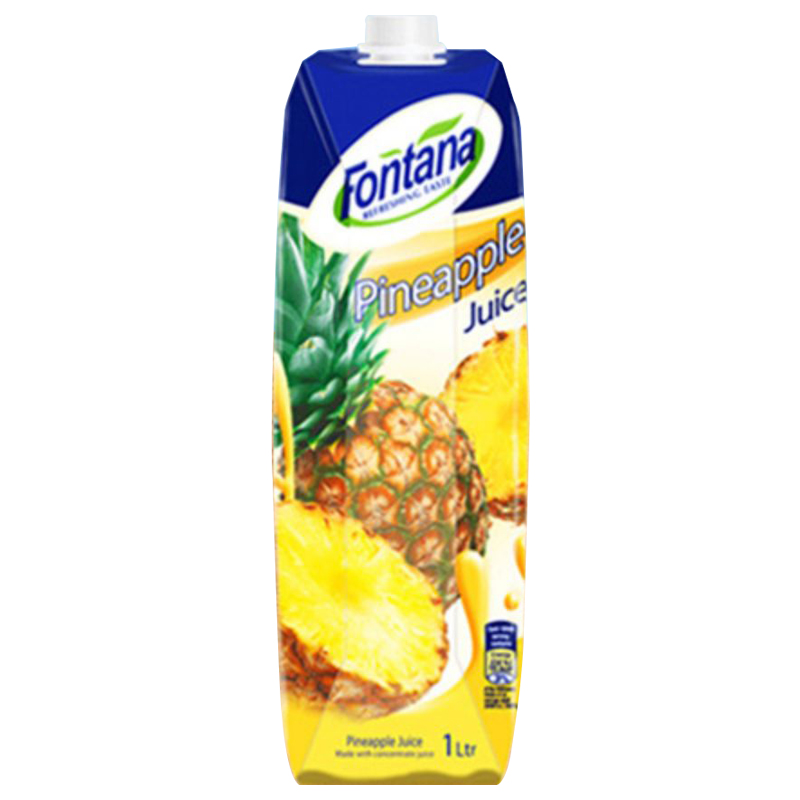4盒芬特乐Fontana果汁塞浦路斯芳塔娜果汁菠萝汁苹果汁芒果葡萄汁-图3